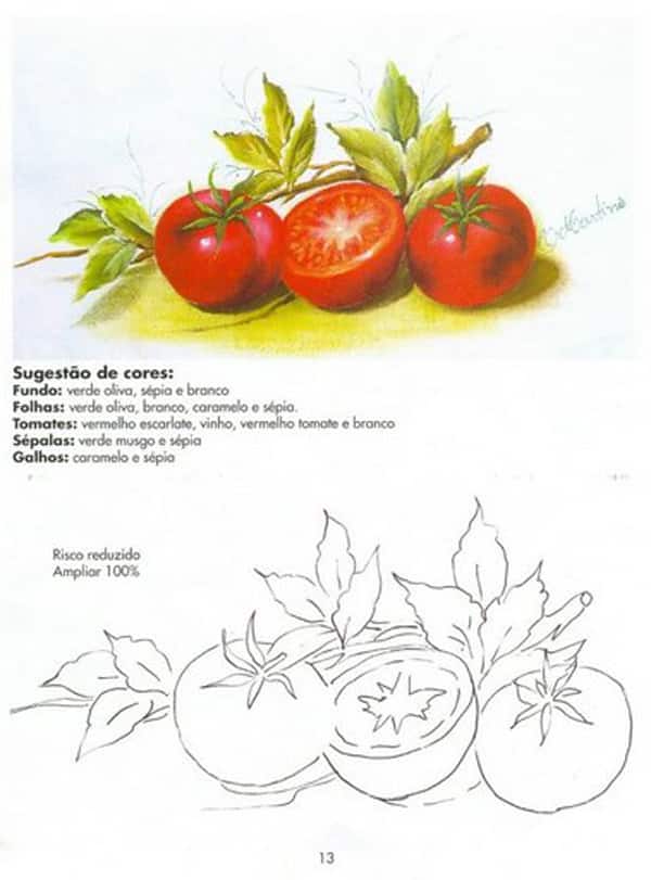 pintura em tecido tomate pintura em tecido tomate