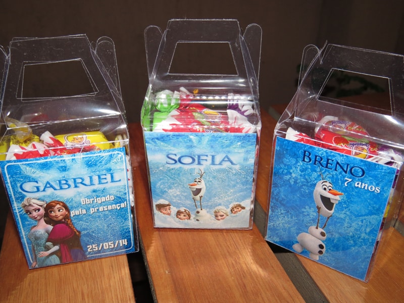 caixa doce da frozen caixa doce da frozen
