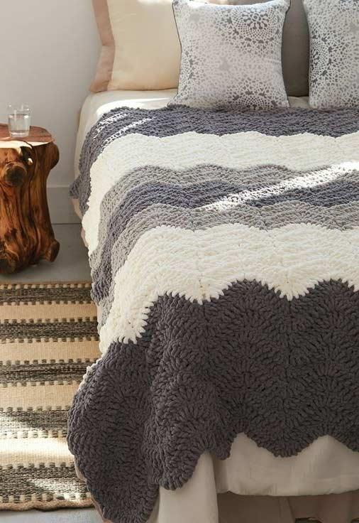 quadrados de croche para colcha