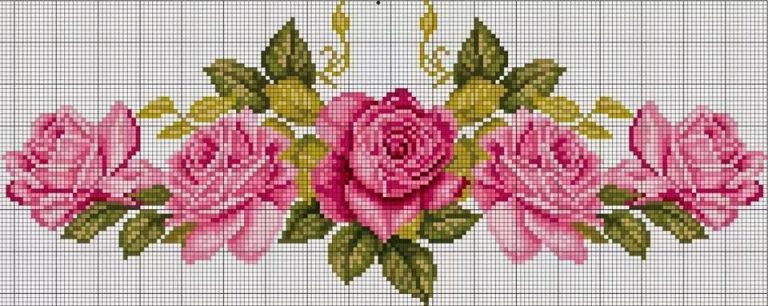 Flores em Ponto Cruz: 25 Ideias e Como Fazer Flores em Ponto Cruz: 25 Ideias e Como Fazer