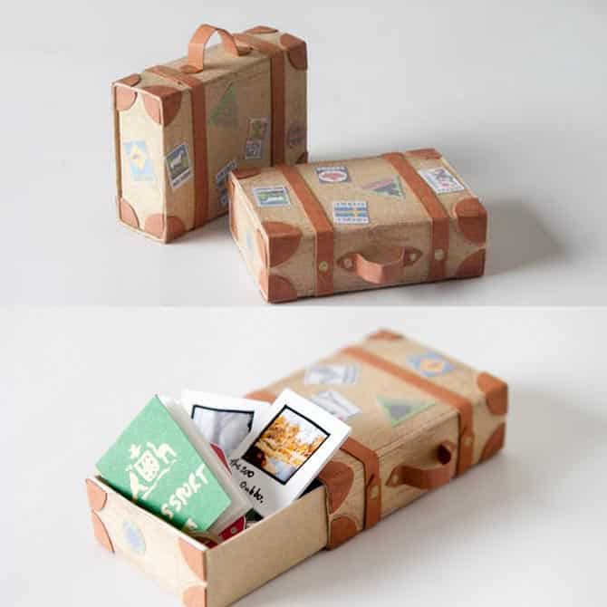 reciclagem com caixa de fósforos mala reciclagem com caixa de fósforos mala