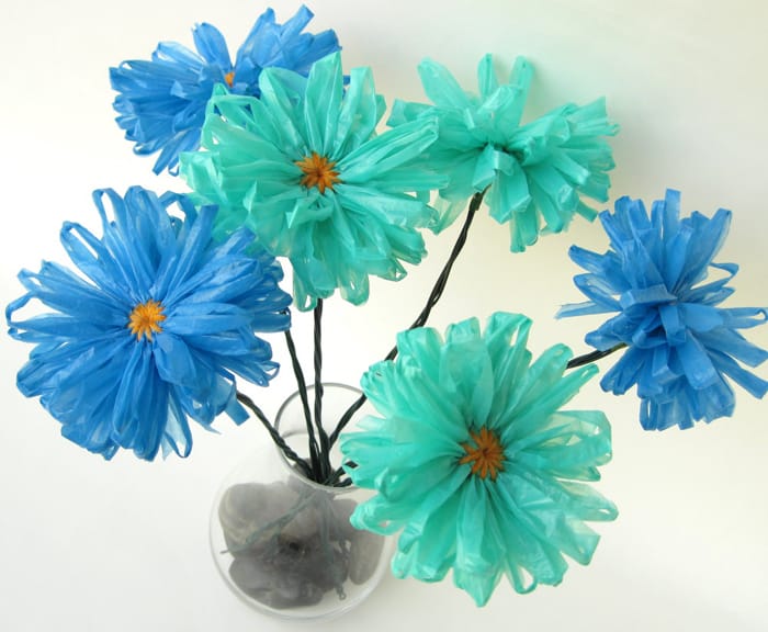 flores recicladas de sacola flores recicladas de sacola