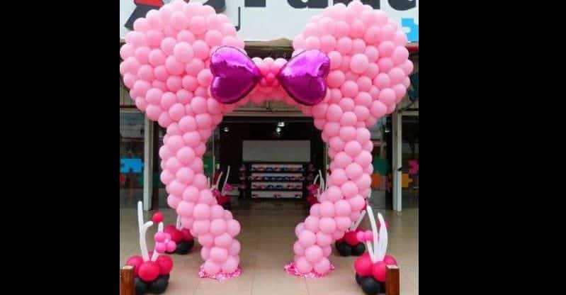 arco de baloes orelhas minnie arco de baloes orelhas minnie
