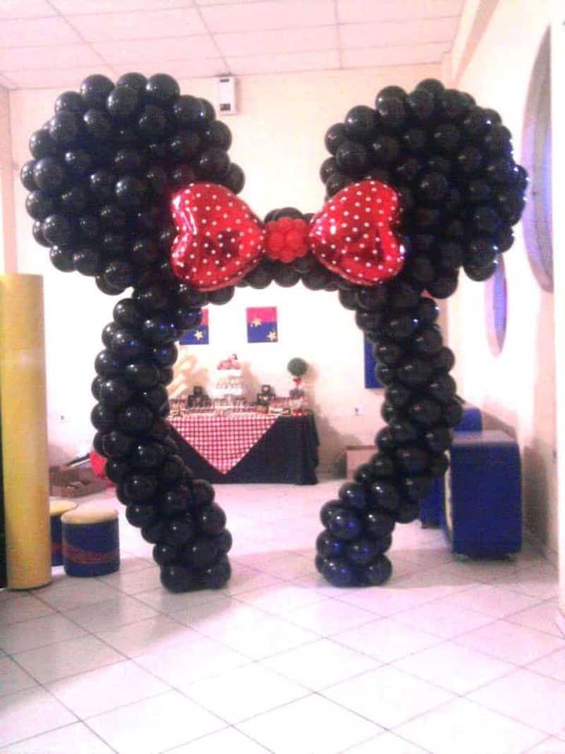 arco de baloes minnie arco de baloes minnie
