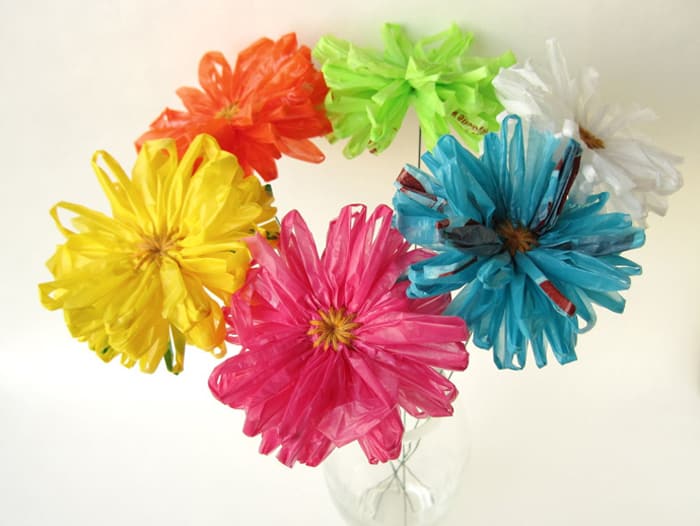 flores recicladas como fazer flores recicladas como fazer