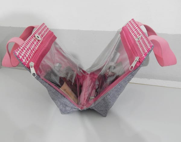 necessaire make rosa necessaire make rosa