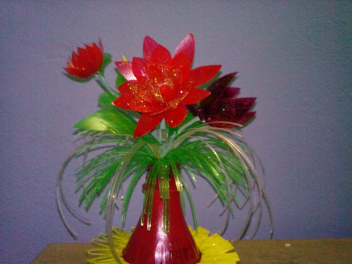 flores recicladas de plastico flores recicladas de plastico