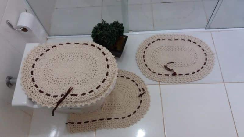 jogo de banheiro de croche simples jogo de banheiro de croche simples
