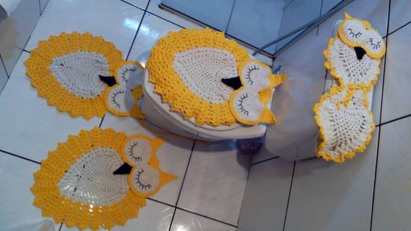 jogo de banheiro de croche divertido jogo de banheiro de croche divertido
