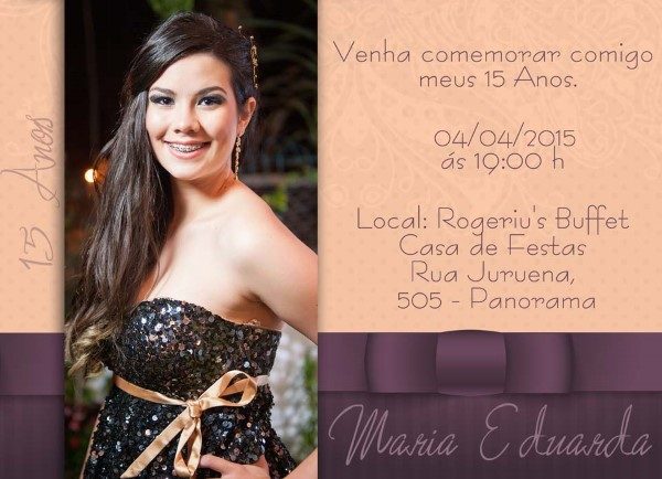 Convite-de-aniversario-15-anos com foto