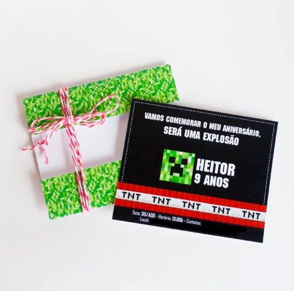 convite personalizado menino