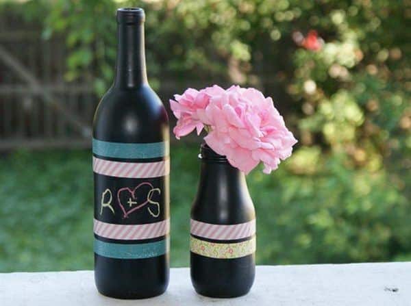 garrafa de vinho para casamento