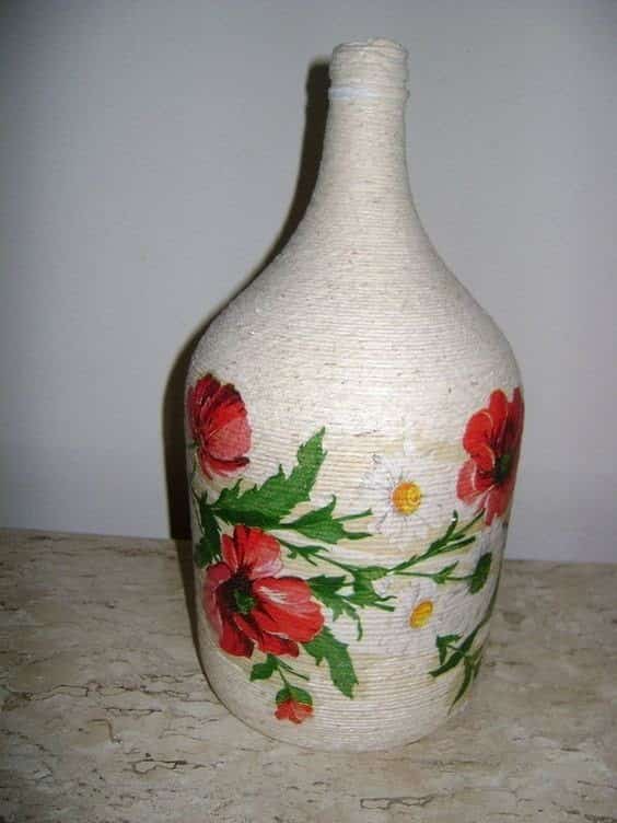 garrafão decorado