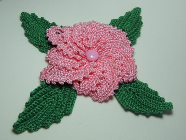 como fazer flor de croche simples