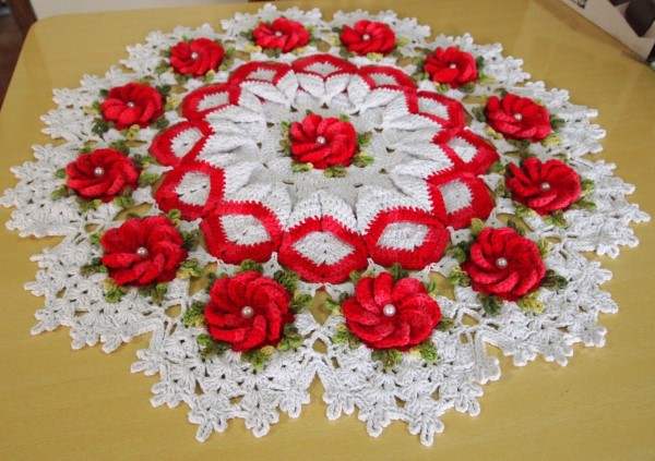 flor de croche