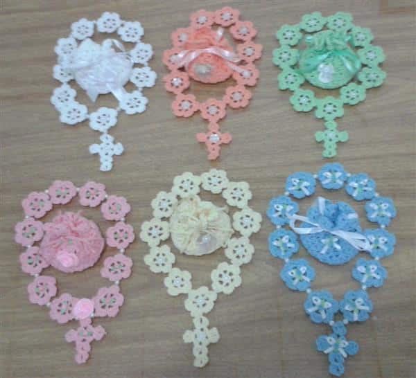 Terços de crochê