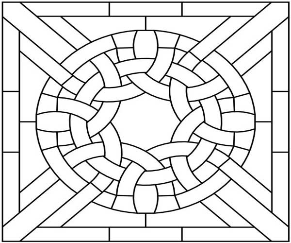 Mosaico para atividade de pontilhismo