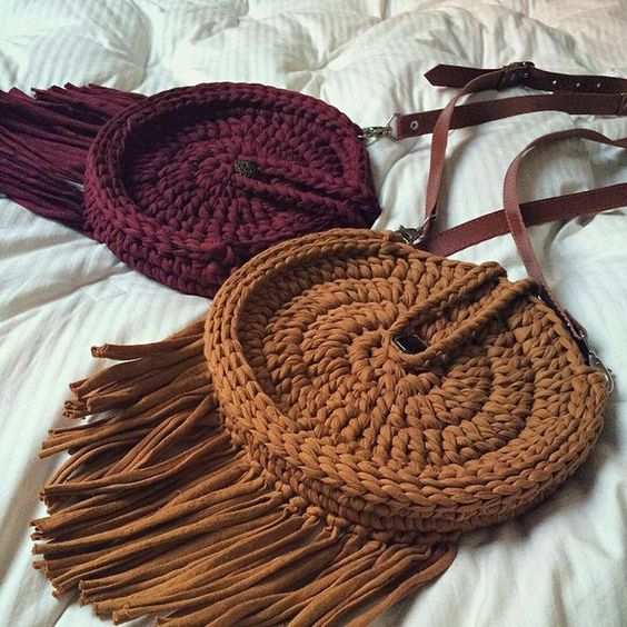 modelos de bolsas de croche