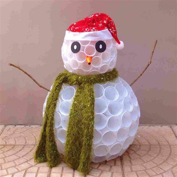 Braço de neve com braço de galho