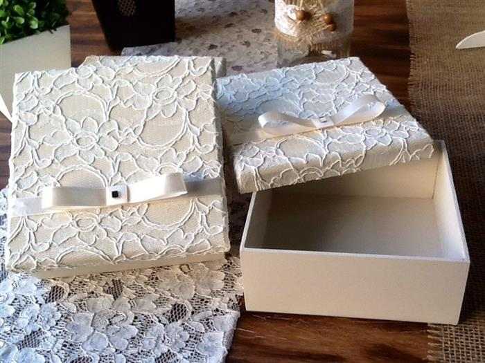 caixa de mdf decorada com tecido