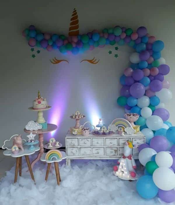 decoração de unicórnio