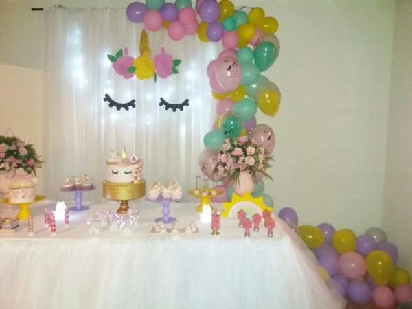 decoração barata festa