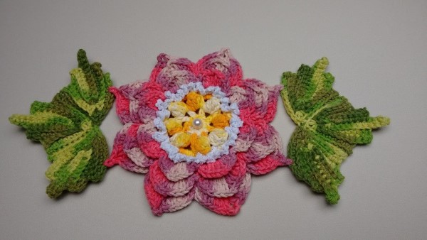 flor de croche