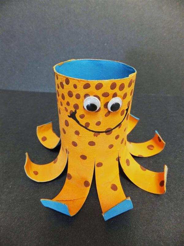 animal de rolo de papel