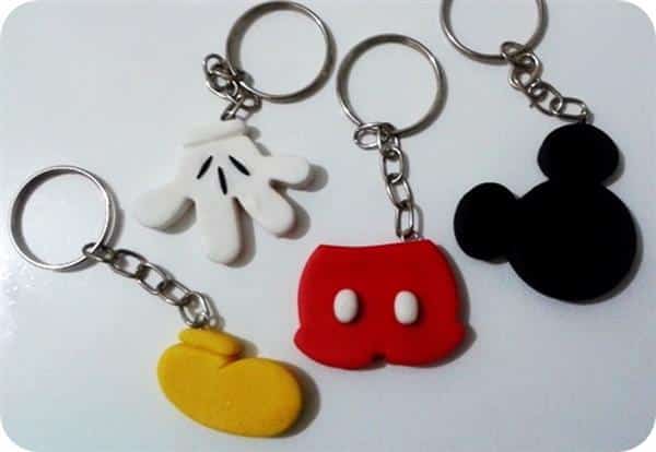 chaveiros de biscuit do mickey