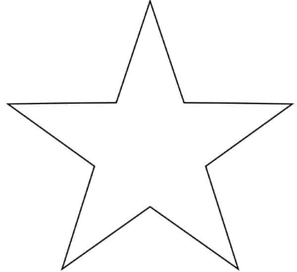 moldes de estrelas