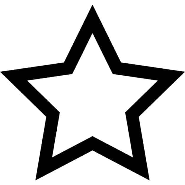 molde estrela vazada