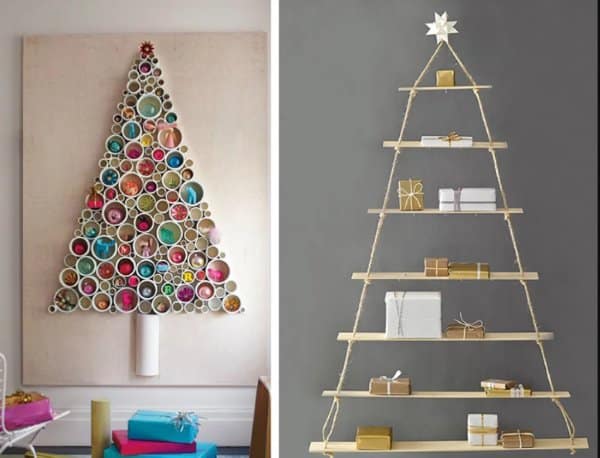 árvores de natal criativas
