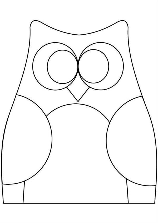 moldes de corujas grandes