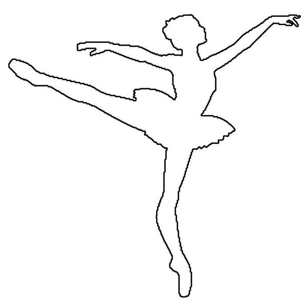 molde de bailarina na ponta do pé
