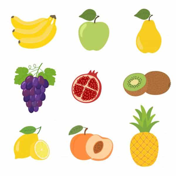 Molde de Frutas para Imprimir: 19 desenhos