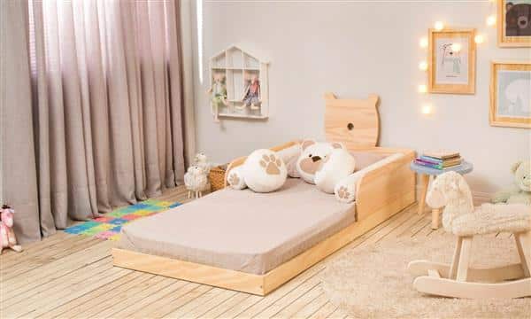 cama montessoriana para crianças