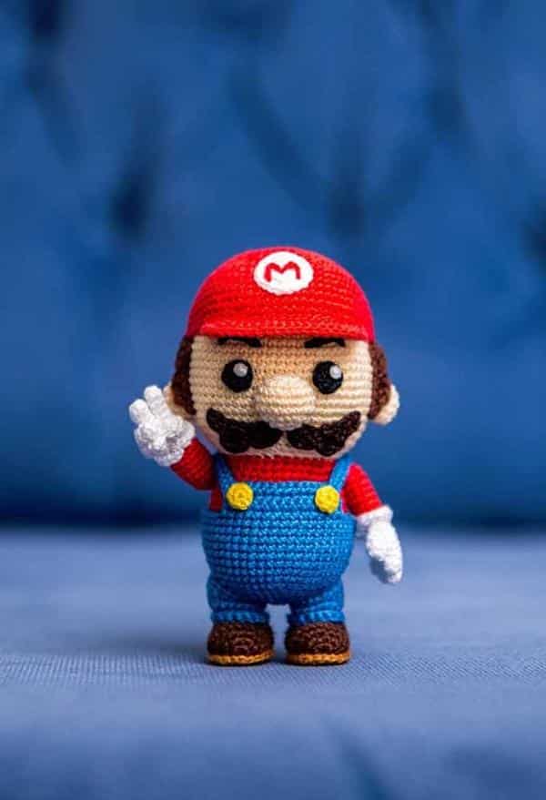 mario bros de croche