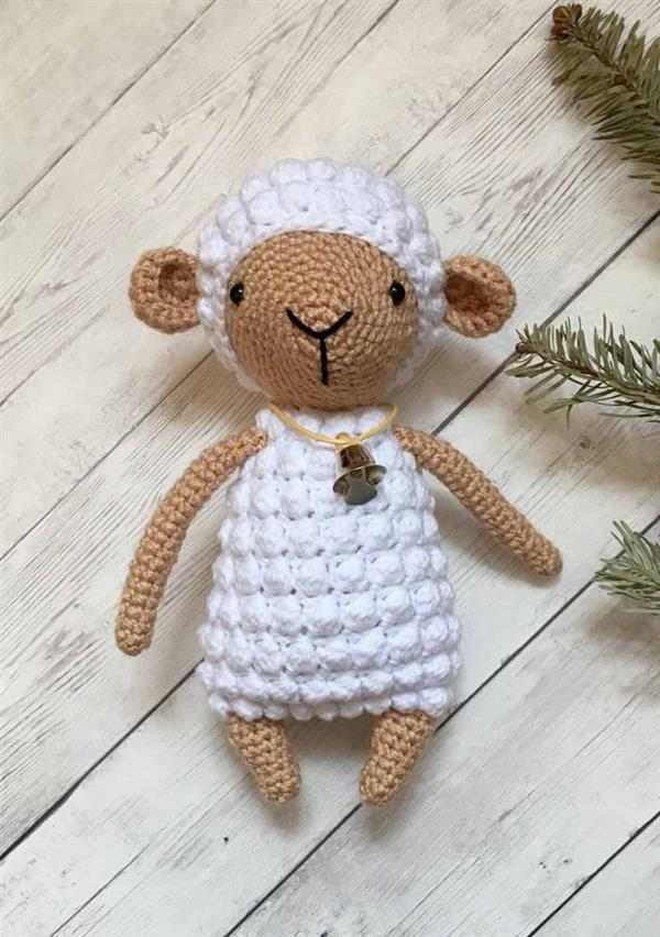ovelhinha de croche amigurumi