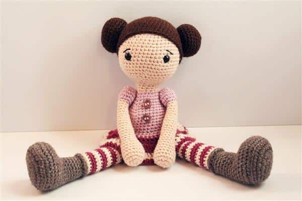 bonecas de crochê amigurumi