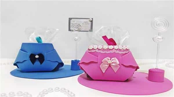 fraldinha de eva para lembrancinha de cha de bebe