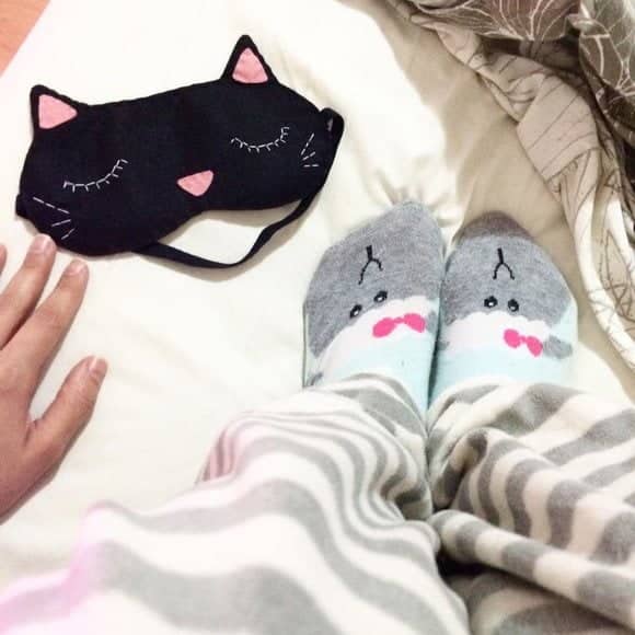 mascara de dormir gatinho