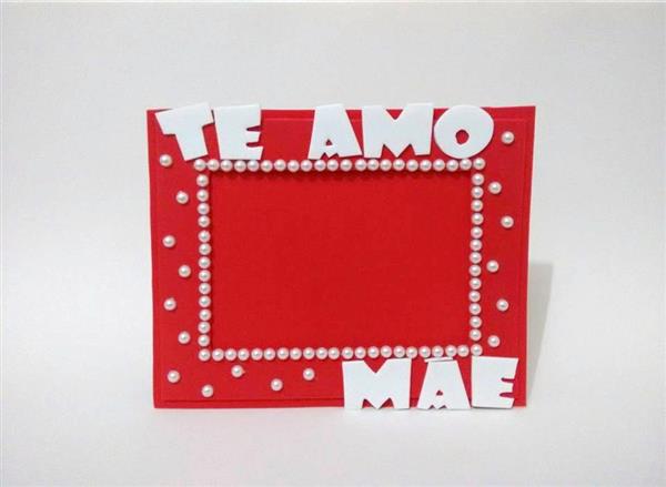 porta retrato para o dia das maes em eva