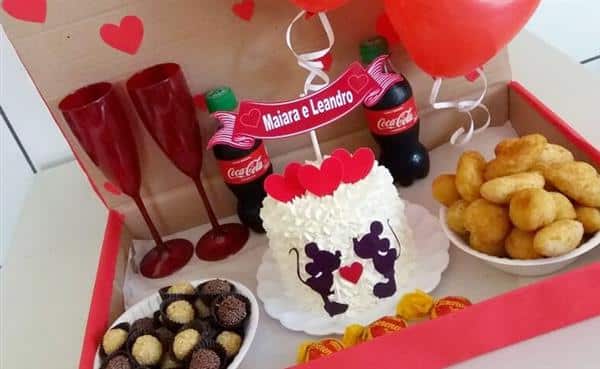 O que colocar na festa na caixa