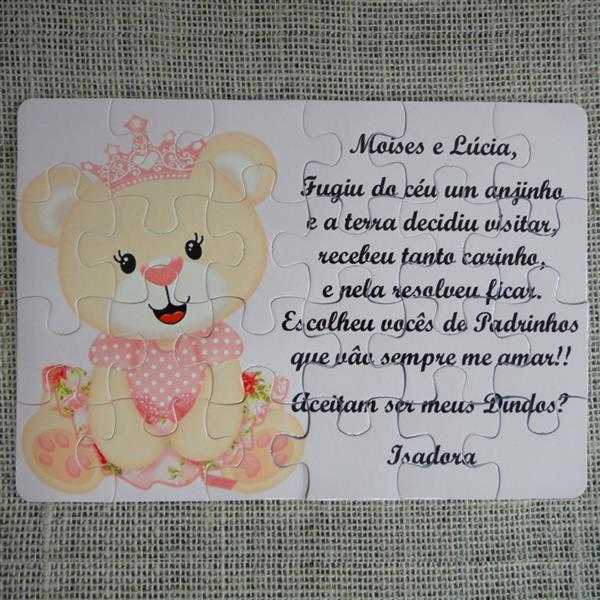 convite para padrinhos