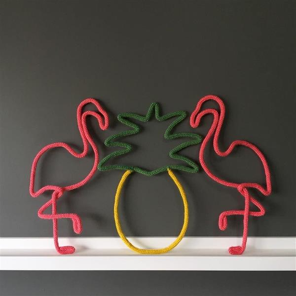 flamingo de tricotin