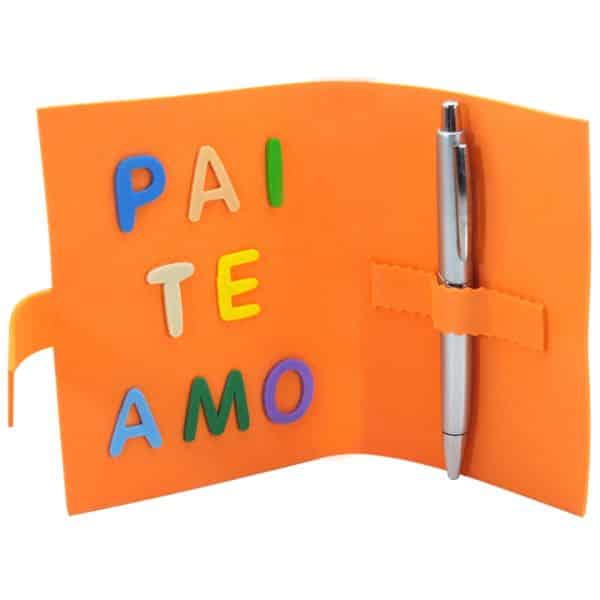 cartao porta caneta