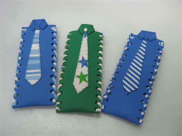 porta caneta com gravata