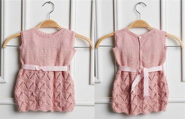 vestido infantil de croche passo a passo