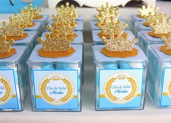 lembrancinhas de chá de bebê principe