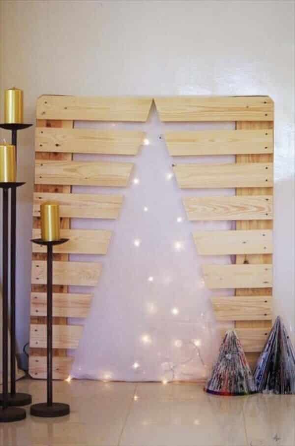 arvore de natal de pallet